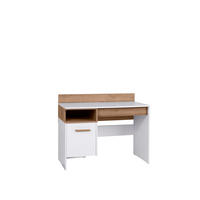 SCHREIBTISCH GRANT G2/B WEIß 110/87/55 - Weiß, Holzwerkstoff (55/110/87cm) - Marmex Möbel