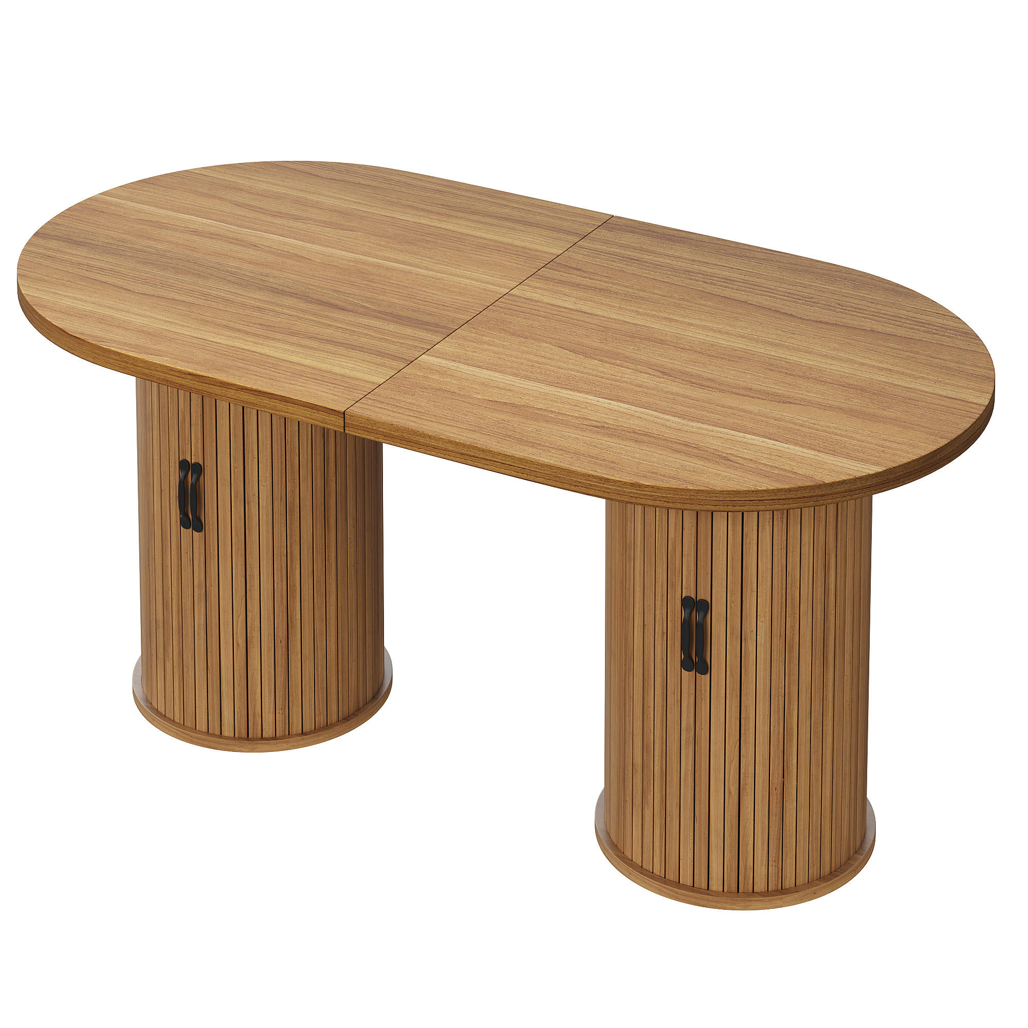 ESSTISCH ausziehbar 150-190/80/75 cm mit Staufach DE-39636 Dunkelbraun - Braun, Holzwerkstoff (80/150/75cm) - ComfortXL