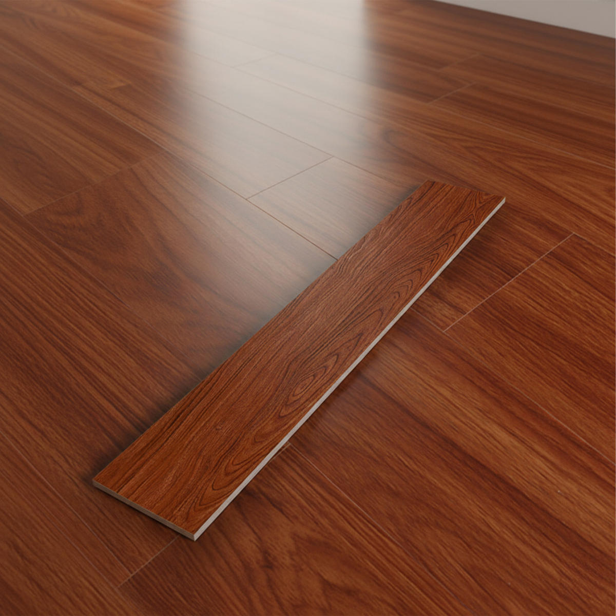 PVC Bodenbelag - Braun, Kunststoff/Stein (1.8/91/15cm) - Relaxdays