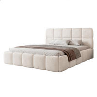 POLSTERBETT CERETTO 180x200 cm Creme (Stoff Legend) - mit Bettkasten und Holzlattenrost - Creme, Holzwerkstoff/Textil (180/200cm) - Ravio