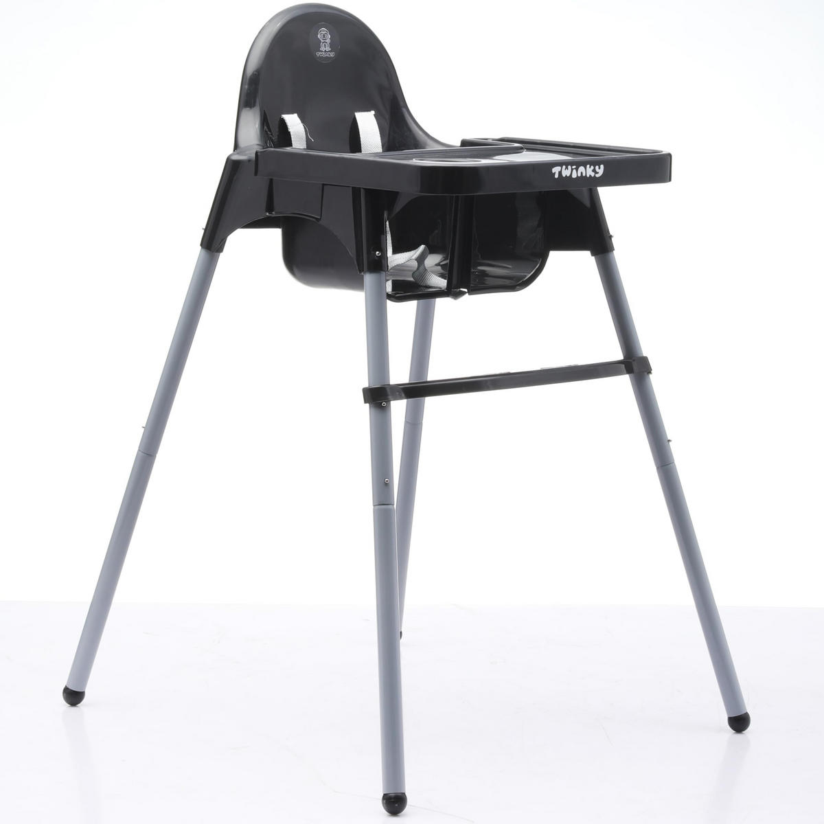 HOCHSTUHL Baby ECO mit Liegefunktion Schwarz - Schwarz, Kunststoff (56/89/58cm) - Twinky