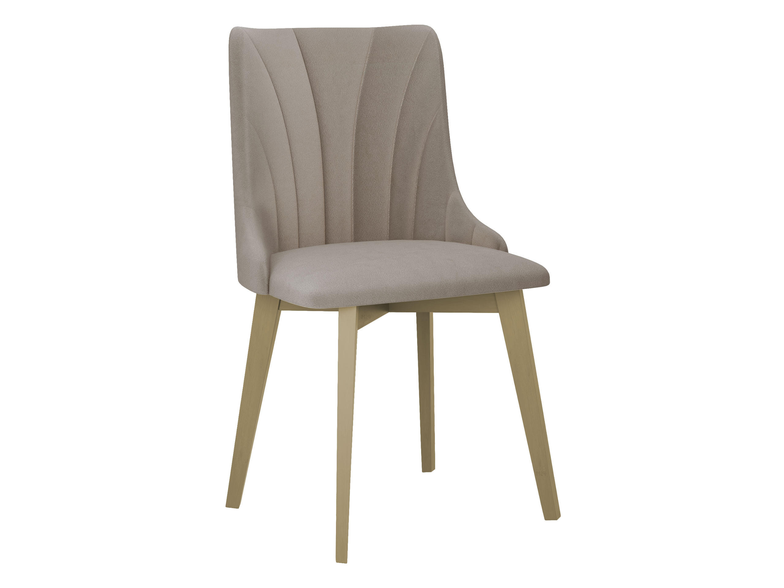 ESSZIMMERSTUHL Monti V Pik Muschel - Naturfarben/Sonoma Eiche, Holz/Textil (48/83/53cm) - MIRJAN24