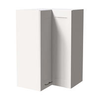 ECKHÄNGESCHRANK Oslo W14/60 Weiß / Weiß Matt 60 / 60 / 96cm - Weiß, Holz/Holzwerkstoff (60/96/60cm) - Feldmann-Wohnen