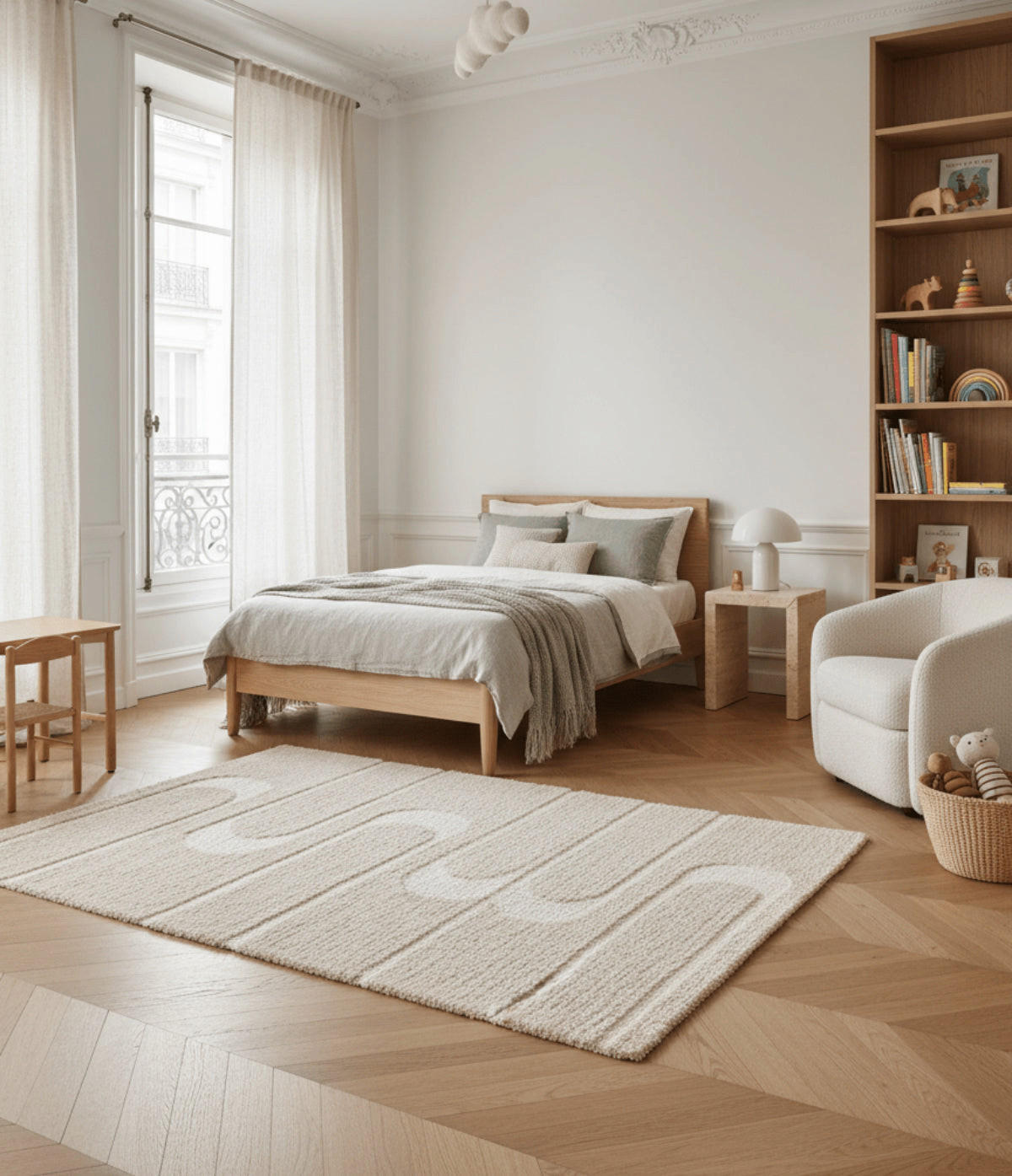 TEPPICH, Weicher, dicker mit Reliefeffekt beige - Beige, Textil (200/290cm) - AFK Living