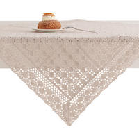 TISCHDECKE Folkelips - Beige, Textil (80/80/1cm) - home&you