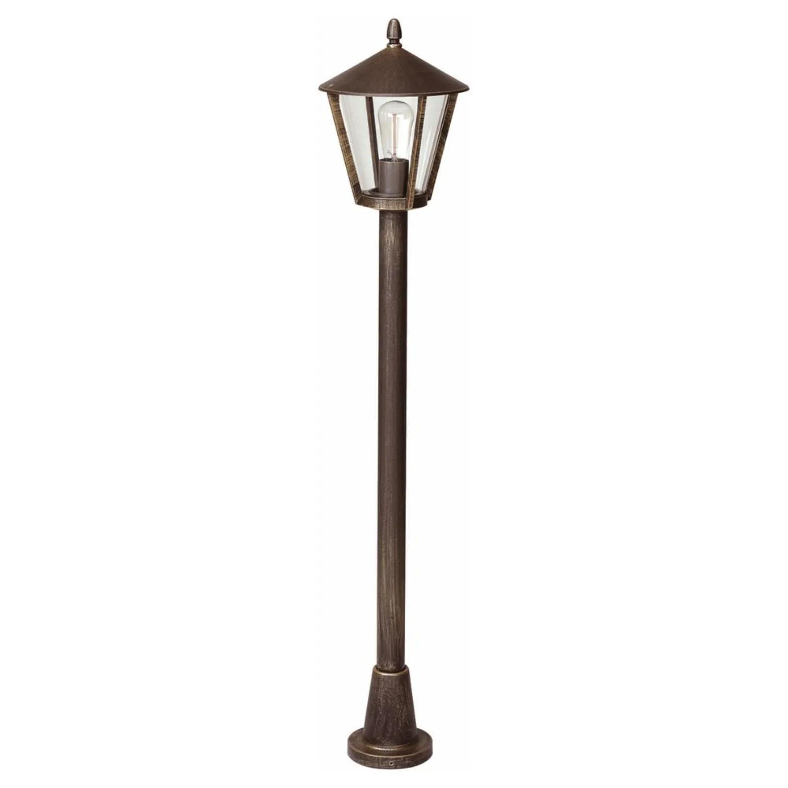 WEGELEUCHTE Braun - Messingfarben/Braun, Metall (13/13/135.5cm) - click-licht