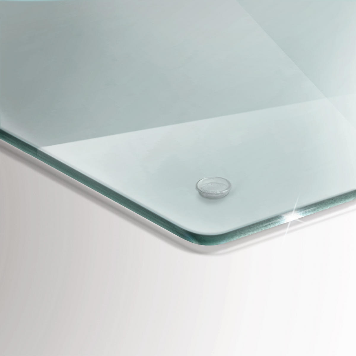 HERDABDECKPLATTE 40 cm Transparent Hexagon - Transparent, Glas (40/0.4/34.64cm) - TULUP