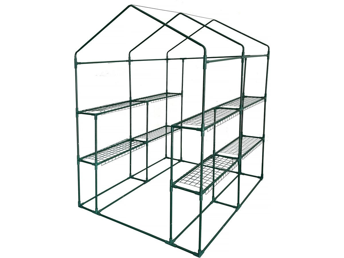 GEWÄCHSHAUSFOLIE lys Grün - Grün, Kunststoff (143/170/143cm) - Habitat Garten