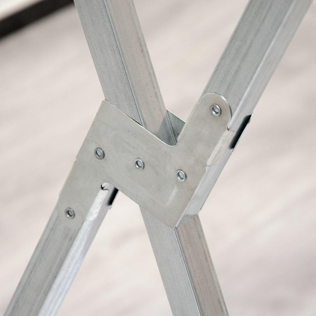 KLEIDERSTÄNDER mit 2 Aufhängestangen, 150/150/130 cm, Silber - Grau, Metall (67/130/150cm) - eyepower