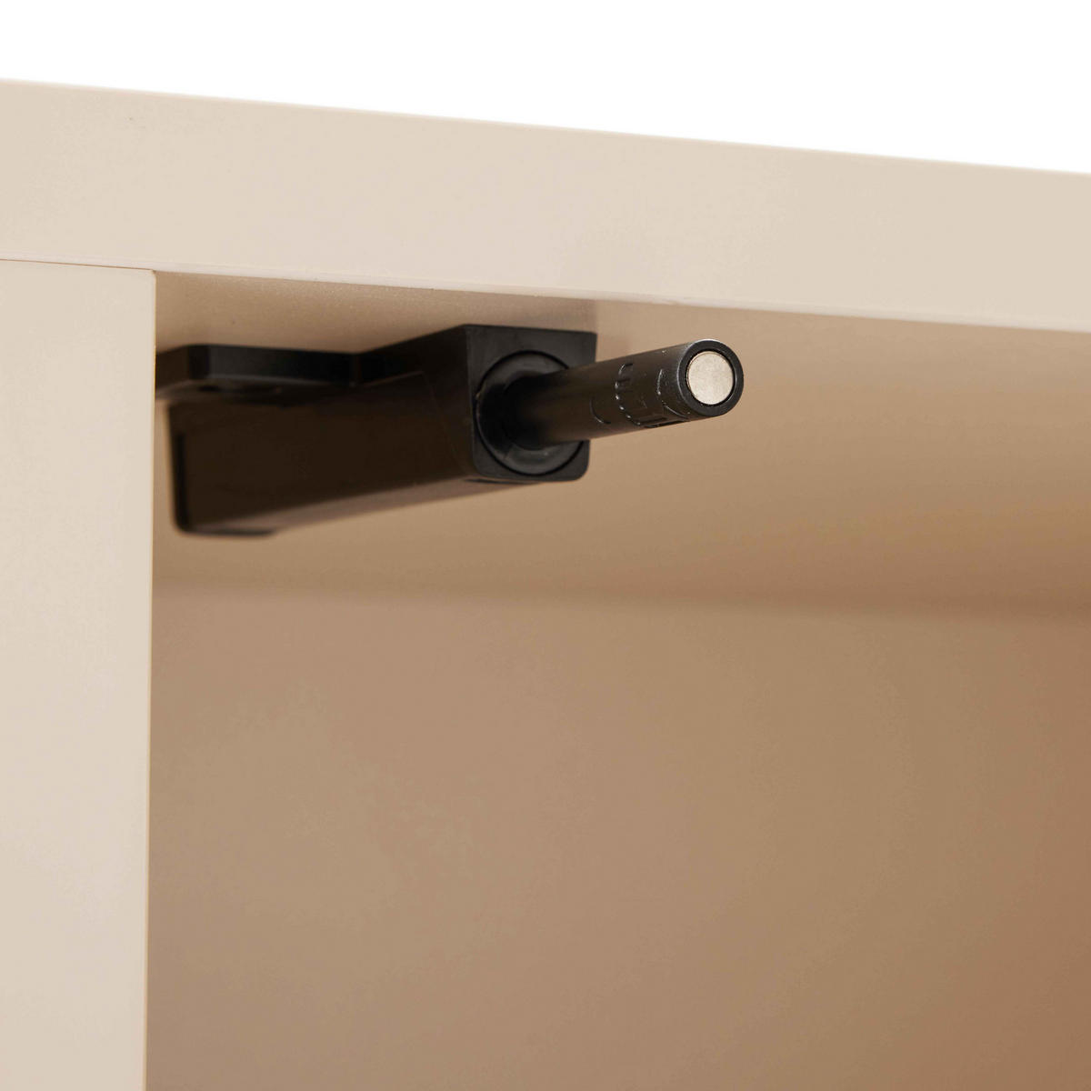 TV-MÖBEL, Beige - Beige, Holz (160/74/40cm) - Oviala