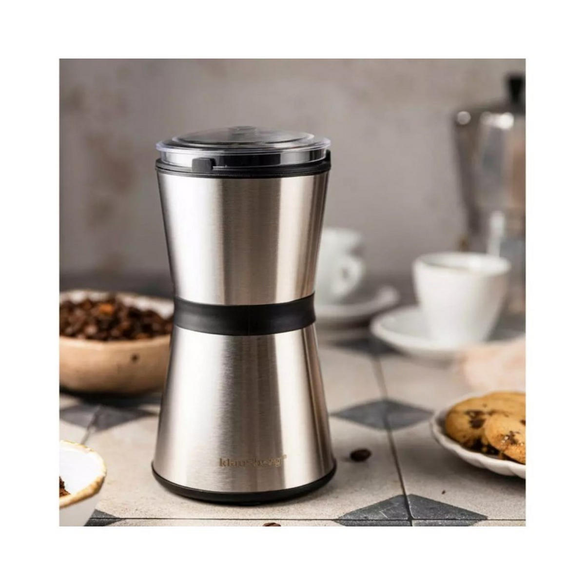 KAFFEEMÜHLEN Silber 10.5/10.5/20 cm KB7603 - Silberfarben, Metall (10.5/20/10.5cm) - Klausberg 