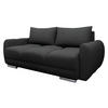 SOFA Logo 2 - Anthrazit/Silberfarben, Holz/Kunststoff (186/89/97cm) - MIRJAN24