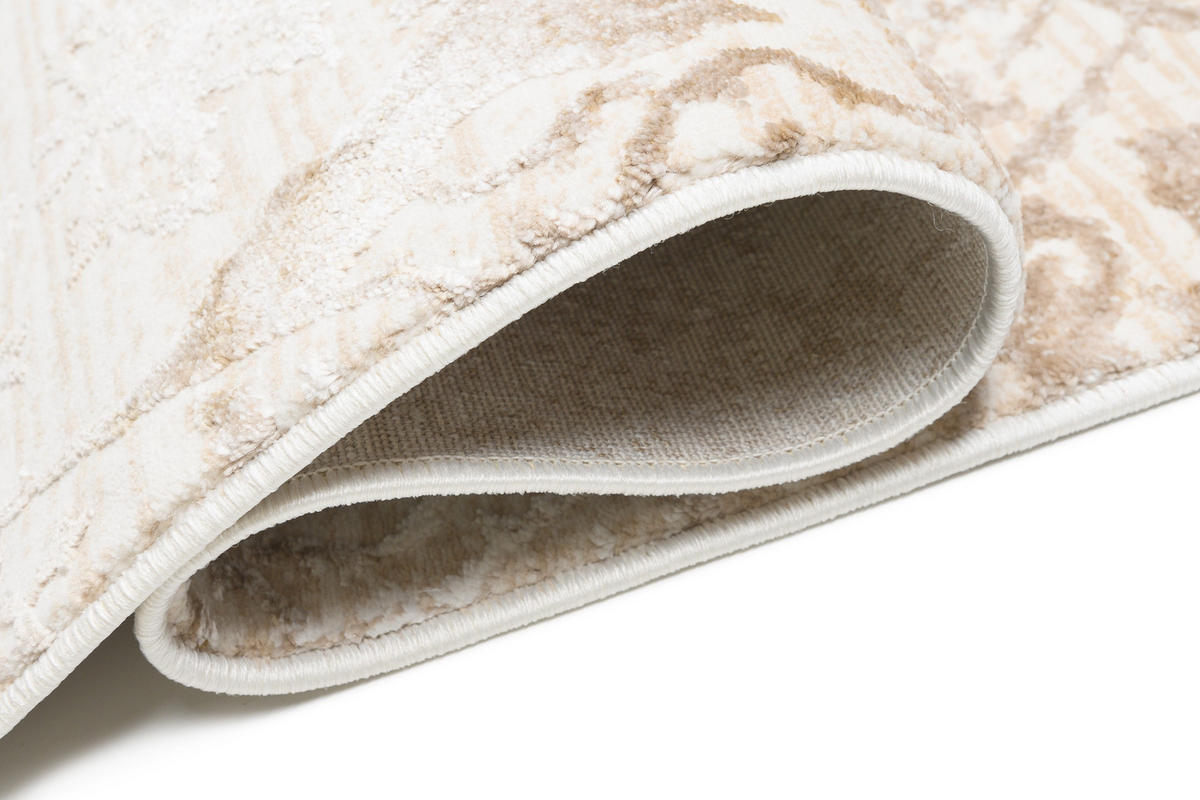 TEPPICH HERA Creme Beige 120/170 cm - Beige/Creme, Textil (120/170cm) - Tapiso