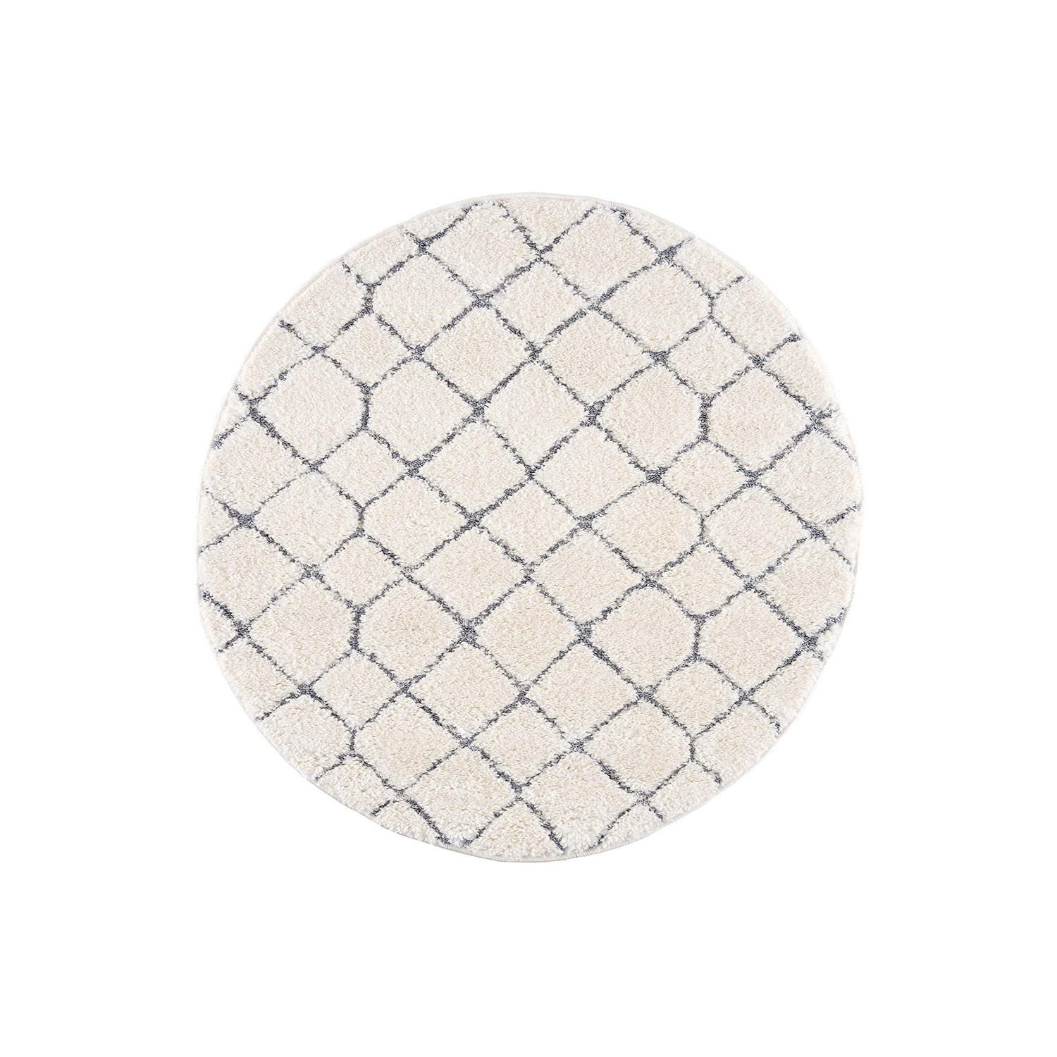 HOCHFLOR-TEPPICH Focus 4499 Creme 200 cm Rund - Creme, Textil (200/200cm) - carpet city