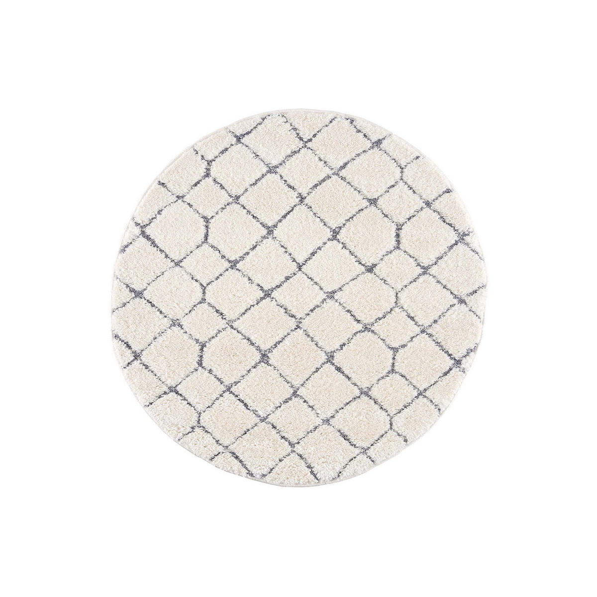 HOCHFLOR-TEPPICH Focus 4499 Creme 200 cm Rund - Creme, Textil (200/200cm) - carpet city