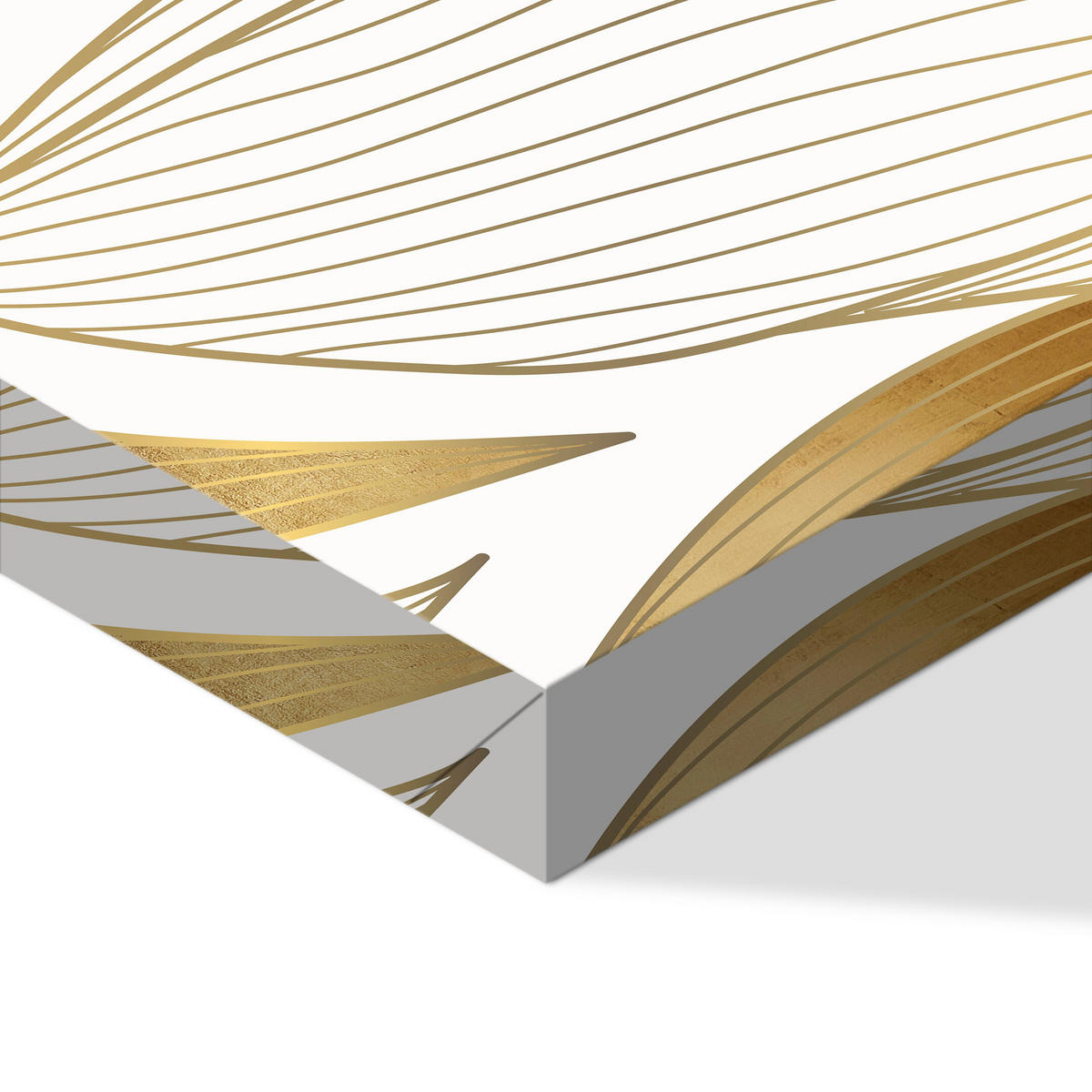 LEINWANDBILD Blätter 120x80 cm - Multicolor, Holz (120/80cm) - LUMASOUL