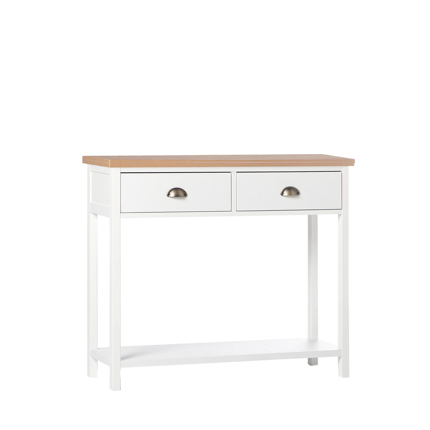 KONSOLENTISCH FÜR DIE EINGANGSHALLE Marais Zweifarbig 100 cm x 85 cm - Multicolor, Holzwerkstoff (35/100/85cm)