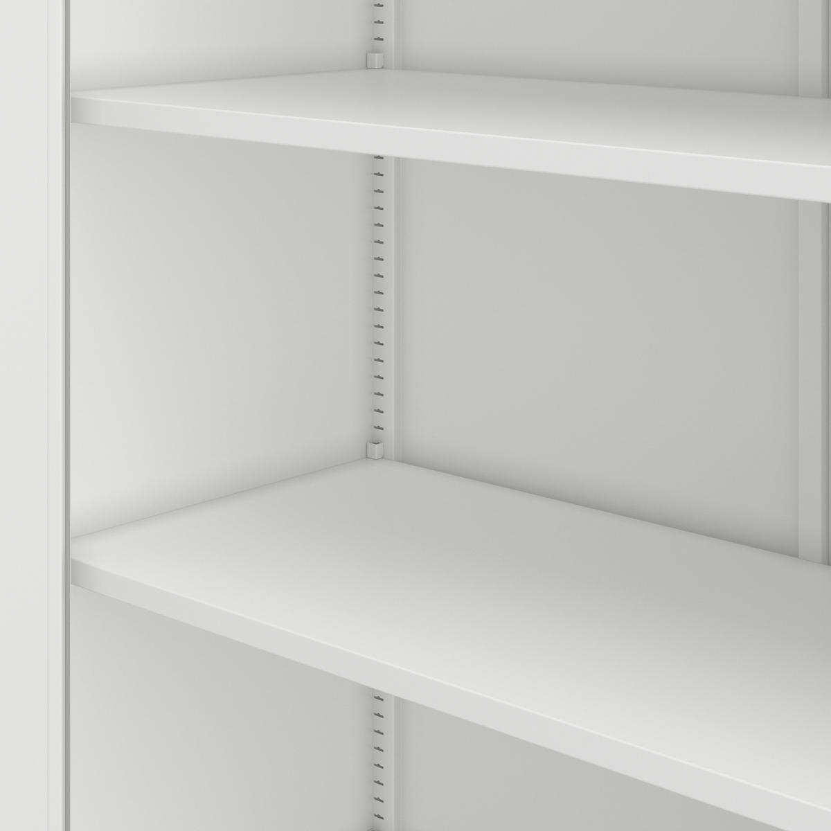 AKTENSCHRANK Jan II 220 - Weiß, Metall (115/220/40cm) - Jan Nowak