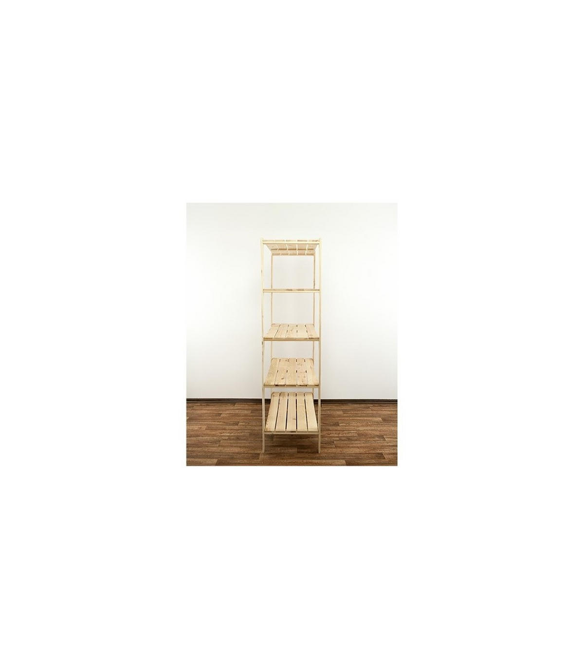 HOLZREGAL WOODLAND 166,4x120x50cm 5 Fachboden Kiefernholz Natur - Naturfarben, Holz (120/166.4/50cm) - PROREGAL