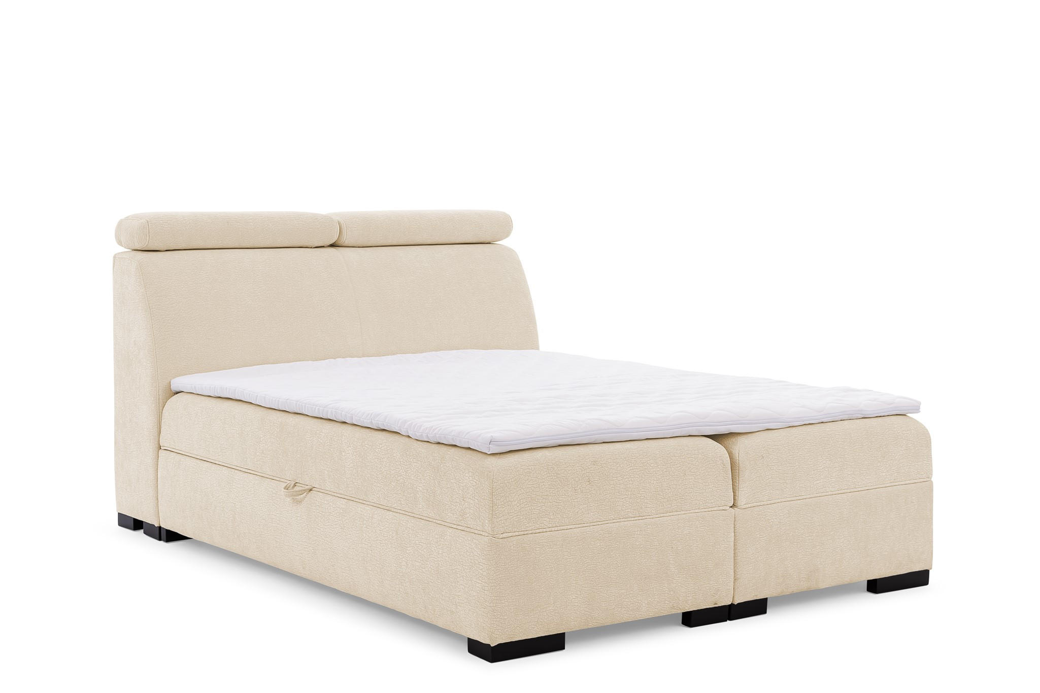 Fun Möbel Boxbett Beige 160x200 cm