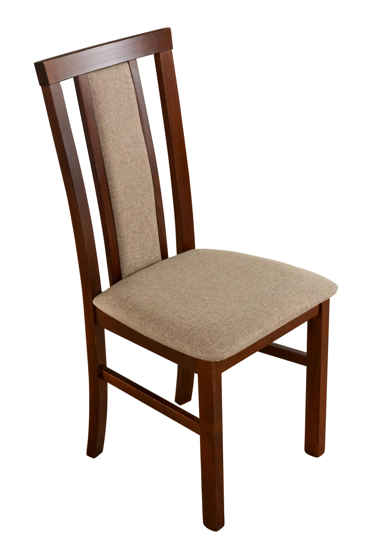 STUHL 2 er MILANO 7, nussbaum - Nussbaumfarben/Braun, Holz (43/93/40cm) - Leaf Design