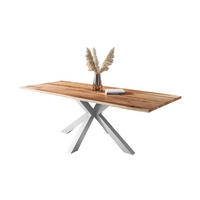 ESSTISCH POLLY - Beige/Naturfarben, Holz (100/280/77cm) - SAM