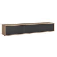 TV-MÖBEL Idra Grau und Holz - Grau, Holzwerkstoff (180/32/36cm) - Petits-meubles