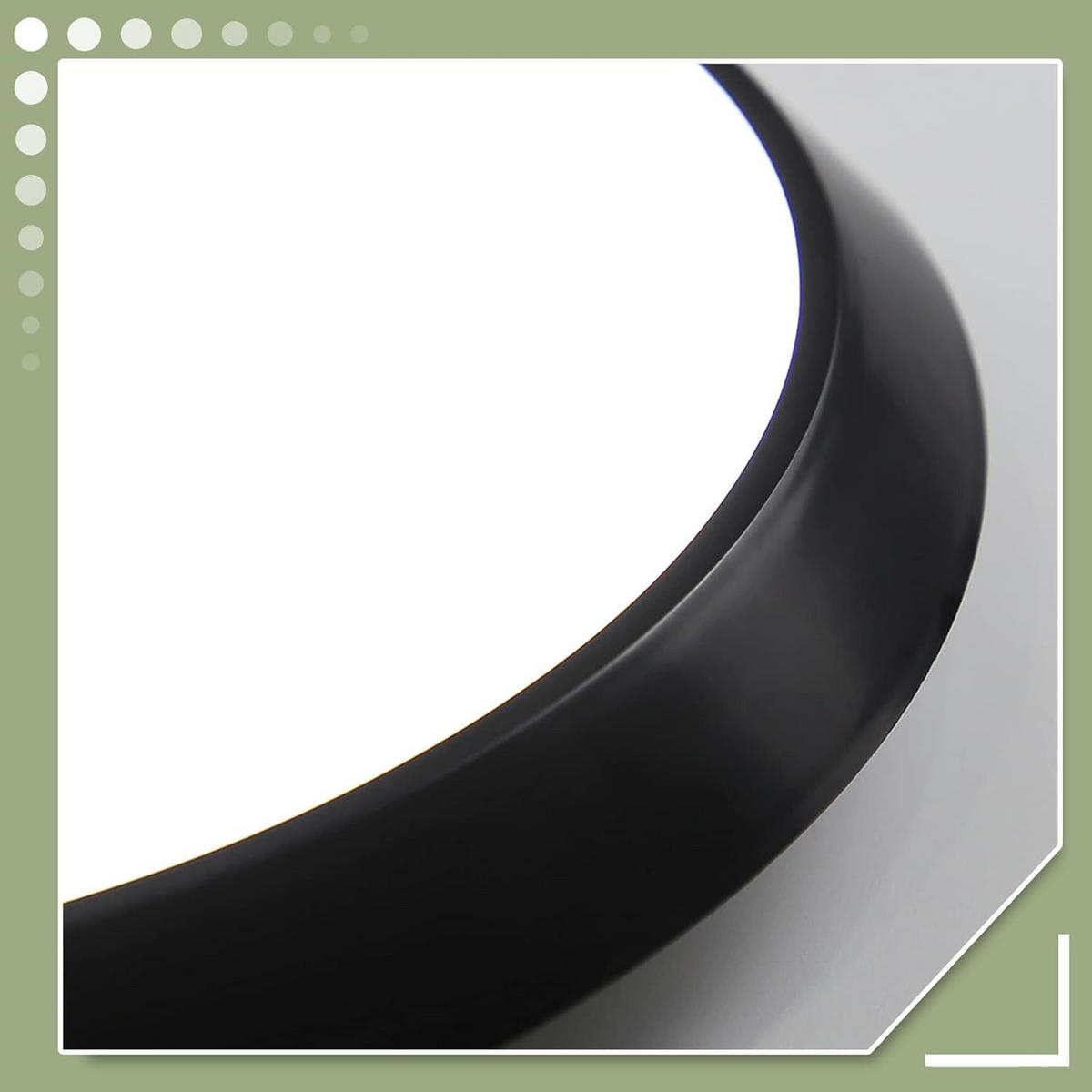 LED-DECKENLEUCHTE Frisbee 30 cm - Schwarz, Kunststoff (30/30/4cm) - Nettlife