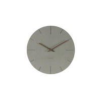 WANDUHR Design Grau 29/29 cm - Grau, Holzwerkstoff (0.6/29/1cm) - ONZENO