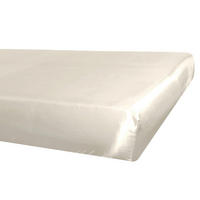 SPANNBETTTUCH Glanz Satin champagner 100/200 cm - Ecru/Champagner, Textil (100/200cm) - beties Heimtextil