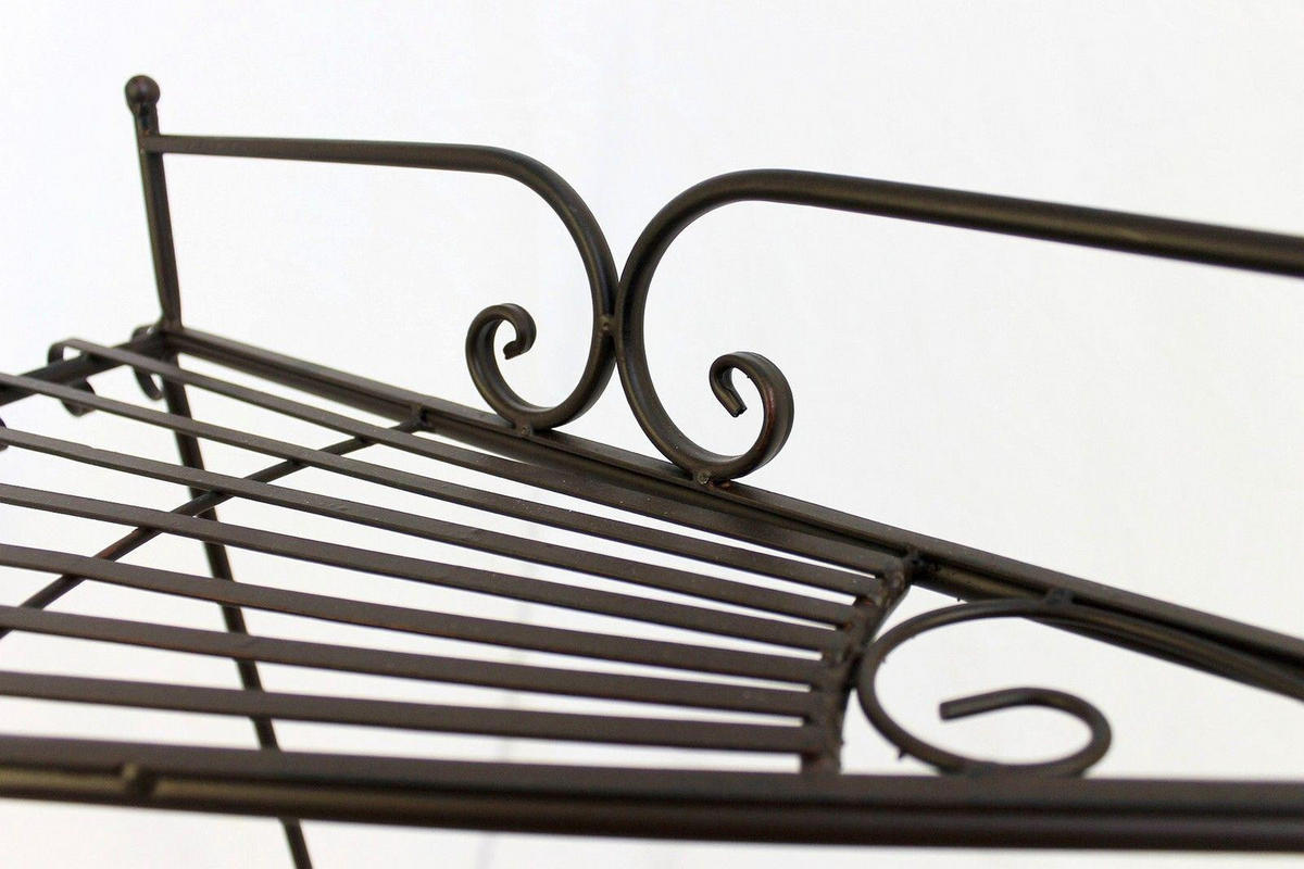 BLUMENTREPPE Metall Braun 64 cm DY12020 - Braun, Metall (56/64/56cm) - DanDiBo