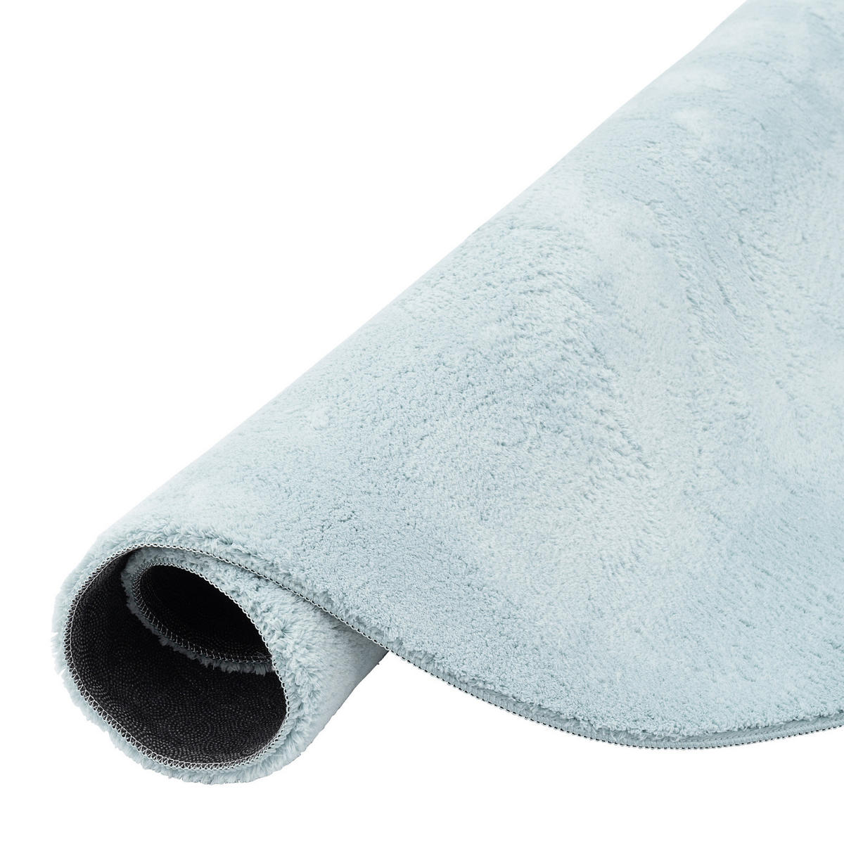 FELLTEPPICH SUPER SOFT PEARL RUND - Blau, Textil (160/160cm) - Pergamon
