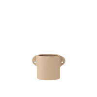 BLUMENTOPF RENAISSANCE - Töpferei - Beige - 2er set - Ø 8,5 cm - Beige, Keramik (8.5/11.5cm) - J-Line