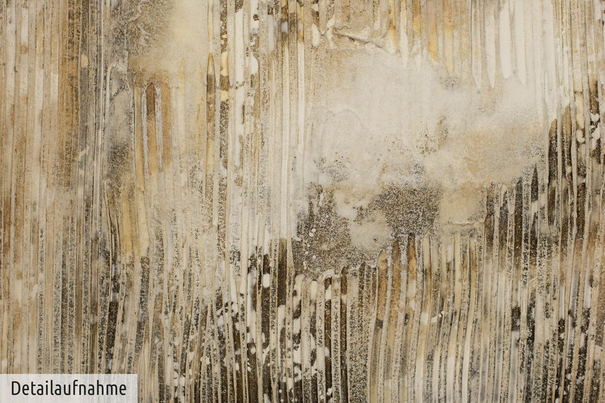 ACRYLBILD HANDGEMALT 60/80 cm - Beige/Braun, Holz/Textil (60/80cm) - KUNSTLOFT