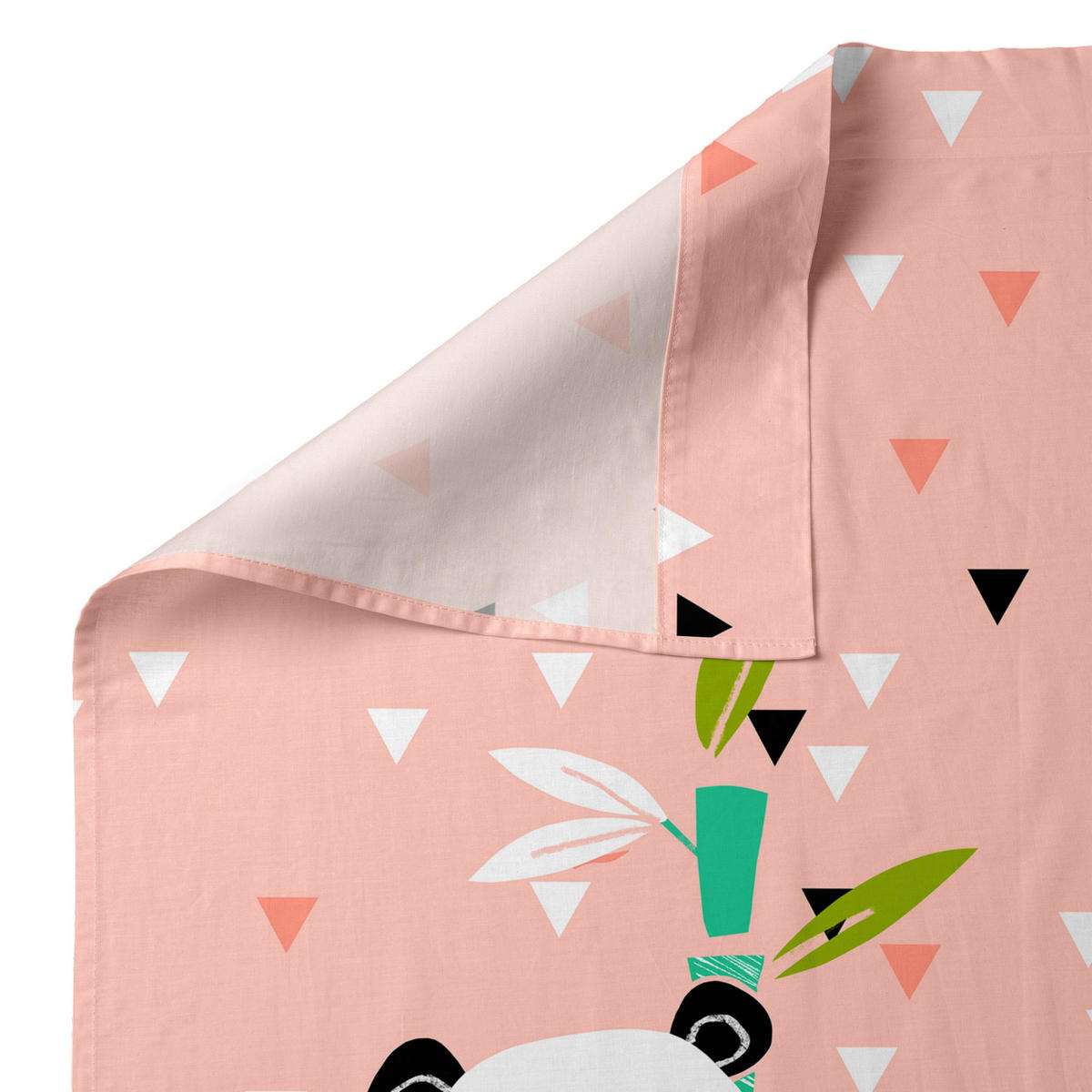 OBERLAKEN set 2 teiliges Panda garden 120x180 cm (Kinderbett) - Pink, Textil (120/180cm) - Happy Friday
