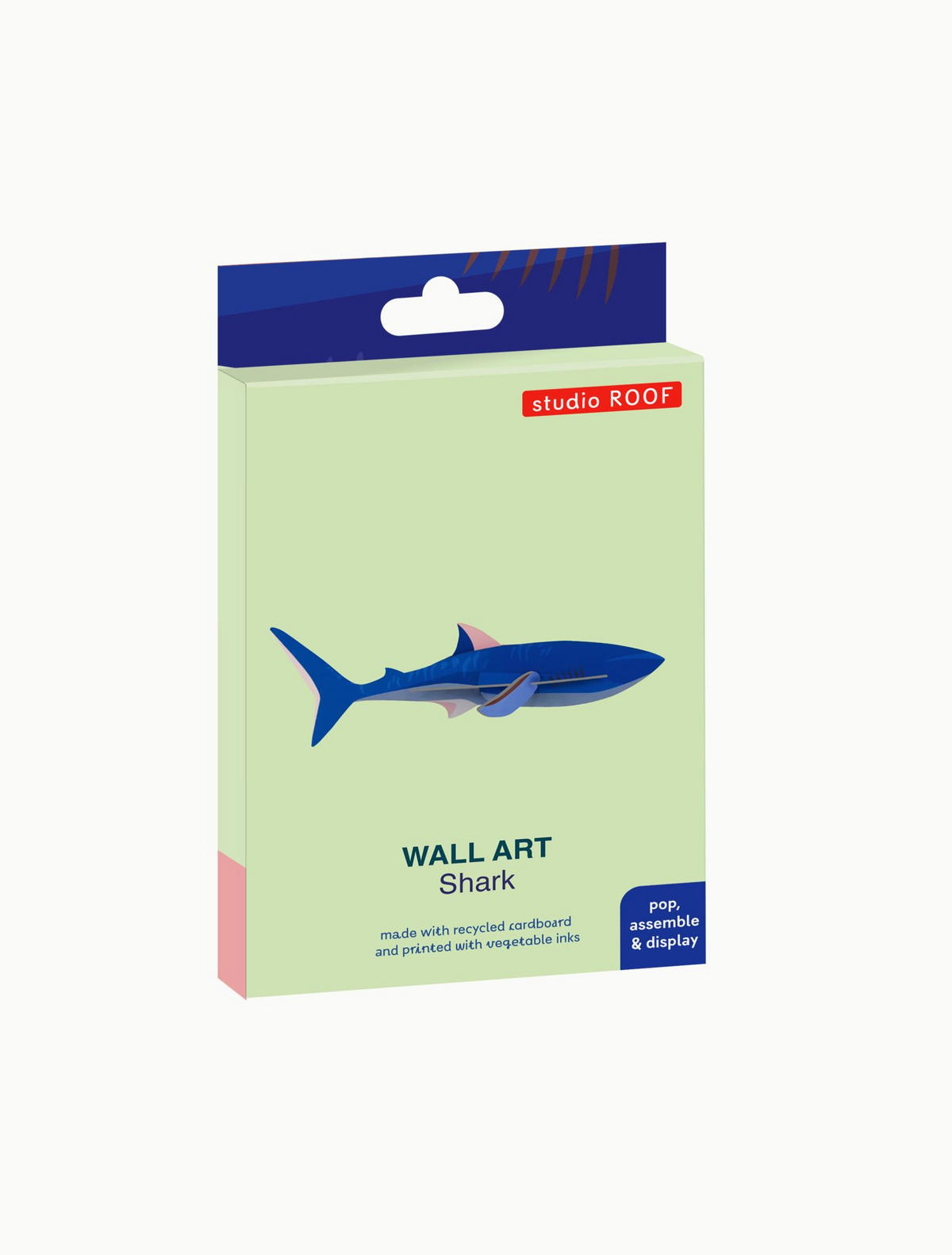 WANDSKULPTUR Bunt 4,5/7 cm - Multicolor, Wellpappe (4.5/7/20cm) - Studio Roof