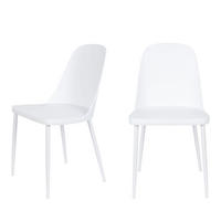 DESIGN-STUHL - Plastik - Weiss - 2er-Set - Weiß, Kunststoff (46/85/54cm) - Drawer