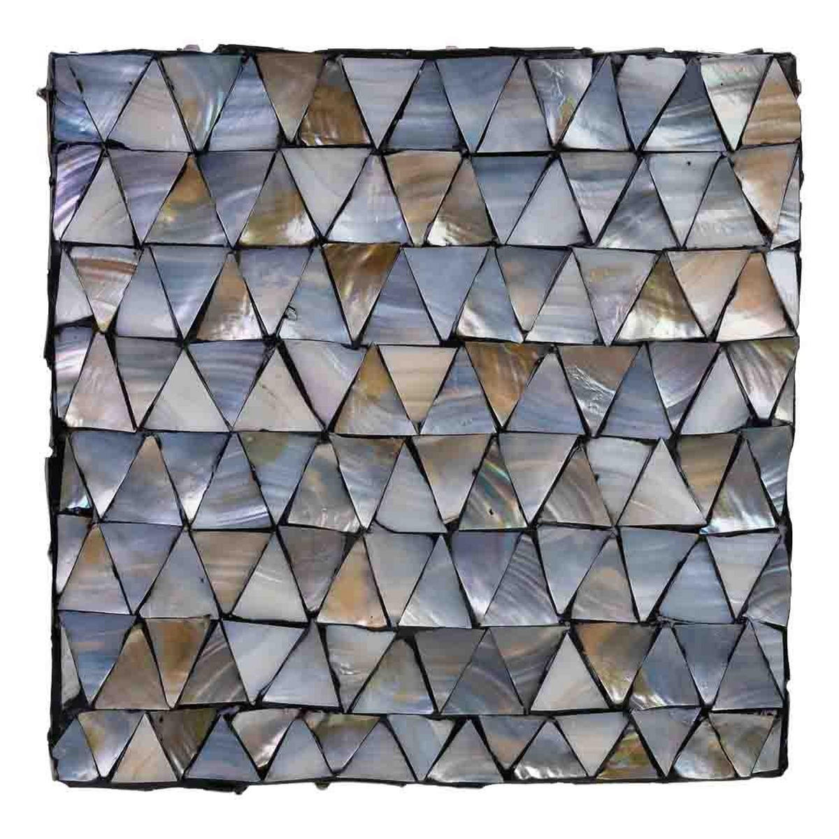 HOCKER aus Holz, grau, 35x45cm - Grau, Holz (35/45/35cm) - Wanderlust