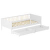 KINDERBETT 190x90cm weiß mit Schubladen ADAM - Weiß, Holz - Happy Garden