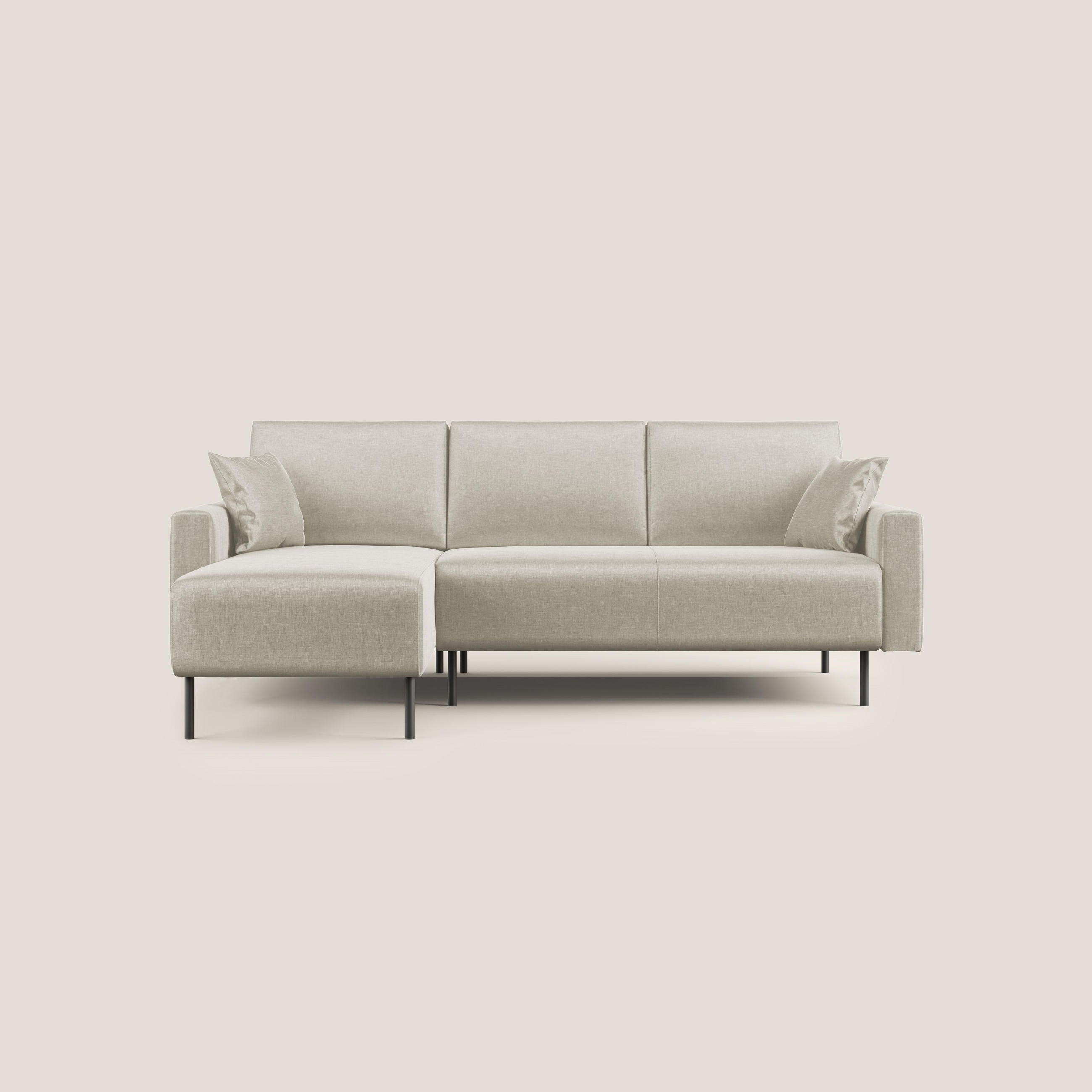 ECKSOFA Arthur - Creme, Textil (224/91cm) - Divani.store
