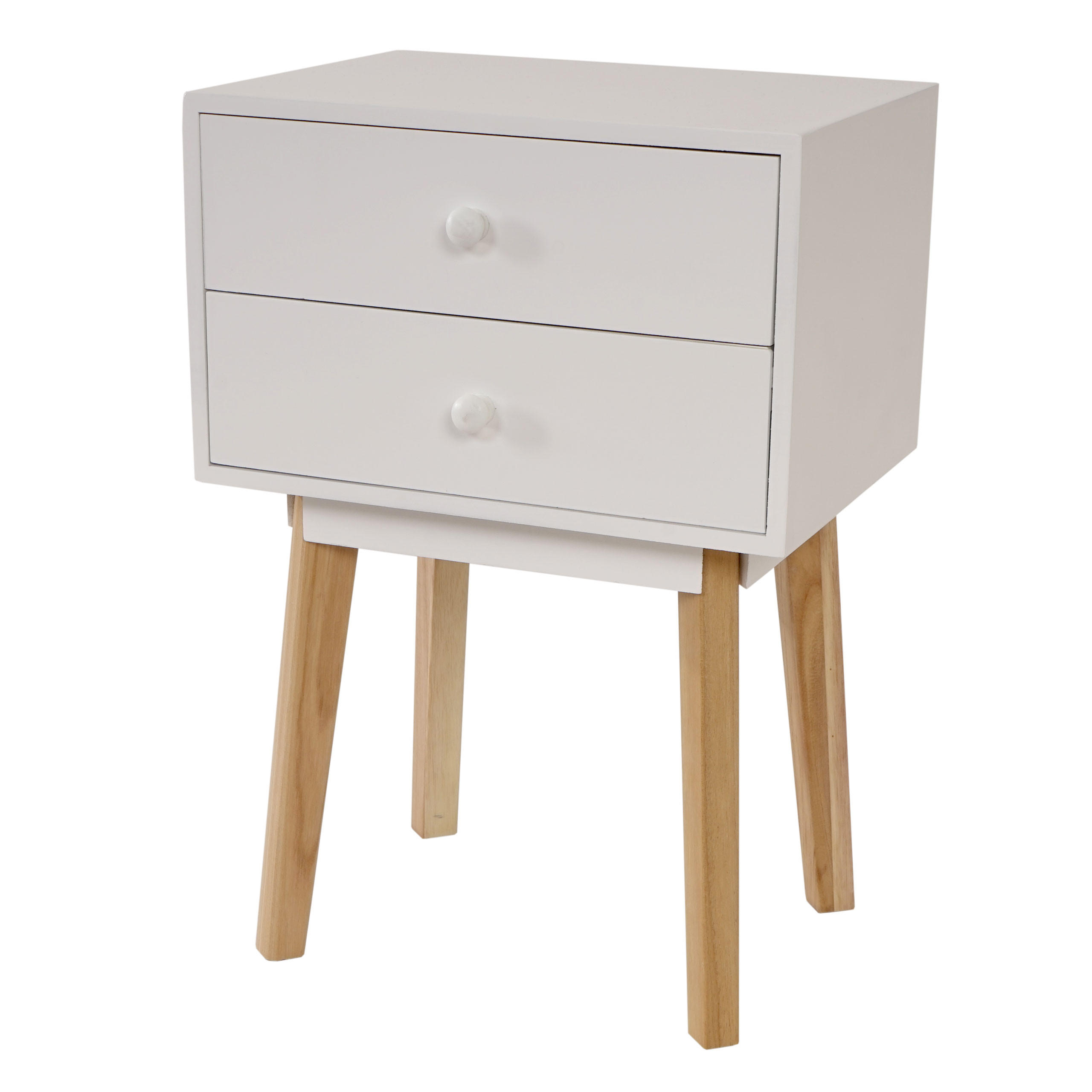 KOMMODE Weiß - Weiß, Holz (40/59/30cm) - MCW