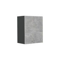 HÄNGESCHRANK R-Line, Beton/Anthrazit, 50 cm - Anthrazit/Grau, Holzwerkstoff (50/60/31cm) - Vicco