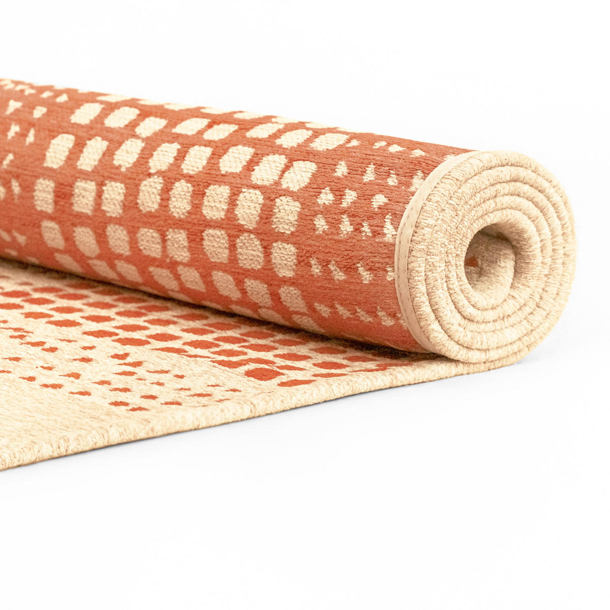 PREPROGA Zen Garden Grenadine 80/150 cm - rdeča, umetna masa/tekstil (80/150cm) - Louis De Poortere