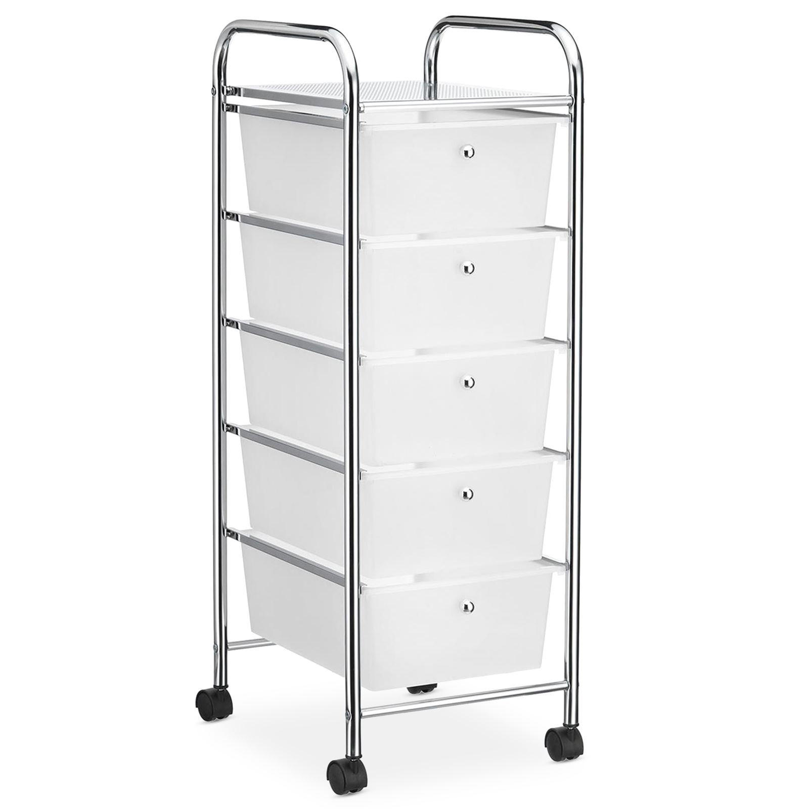 BADROLLWAGEN GINA - Transparent, Kunststoff/Metall (33/92/40cm) - IDIMEX