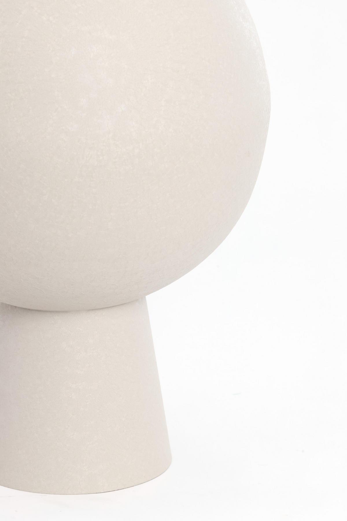 VASE Chedi Grau Ø39/83 cm - Grau, Metall (83cm) - Light & Living