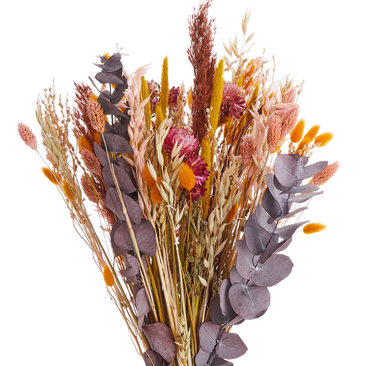 TROCKENBLUMENSTRAUSS Flower Market - Multicolor, Naturmaterialien (30cm) - Butlers