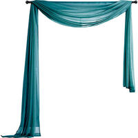 QUERBEHANG 1ER SET HxB 140x600 Türkis - Türkis, Textil (140/600cm) - Gardinenbox