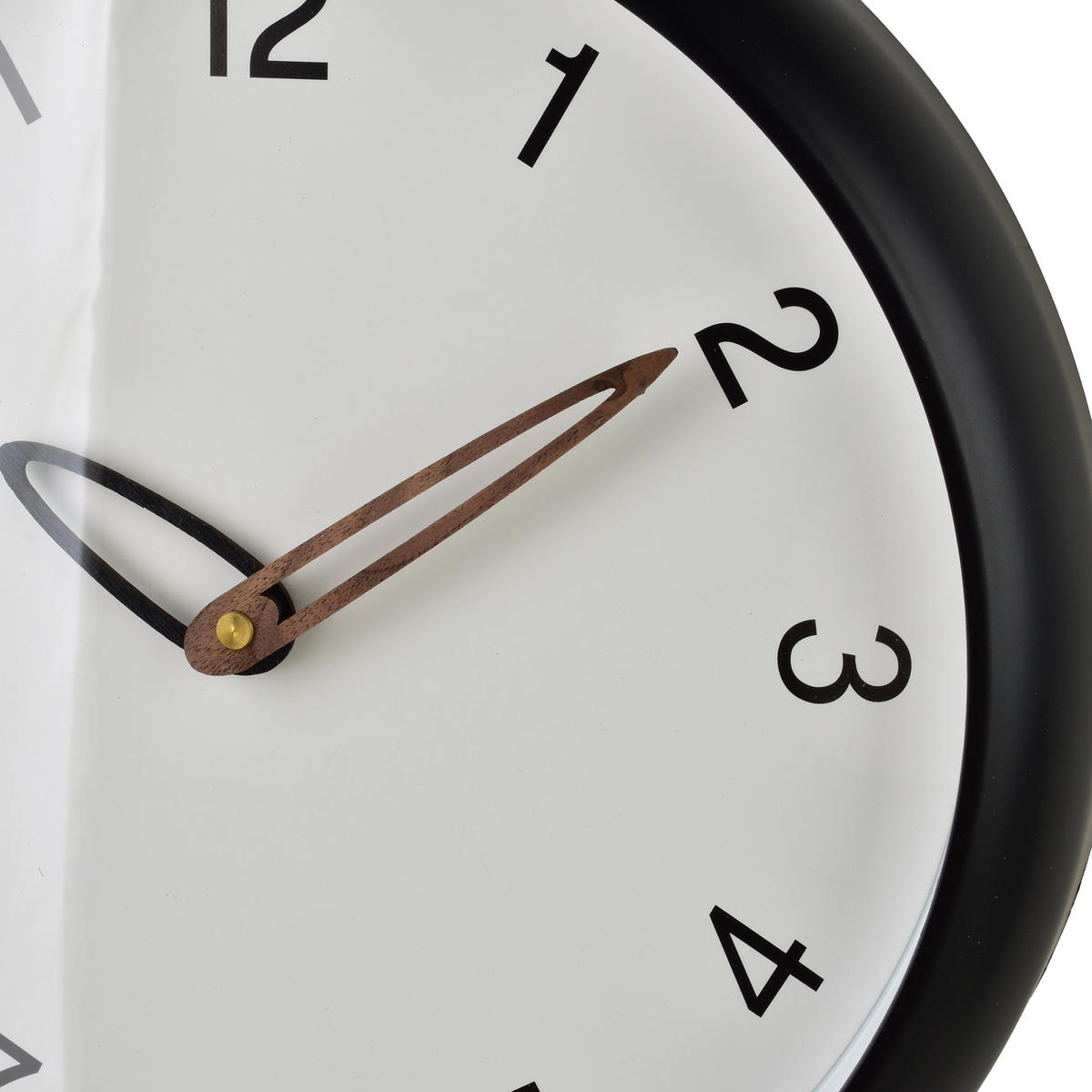 WANDUHR Ramsey Schwarz 30x30x4,5 cm Kunststoff - Schwarz, Kunststoff (4.5/30/30cm) - Mondex