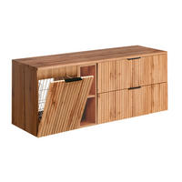 WASCHTISCHUNTERSCHRANK 140.8cm Adriel Holz - Braun, Holzwerkstoff (140.8/59/46cm) - Petits-meubles