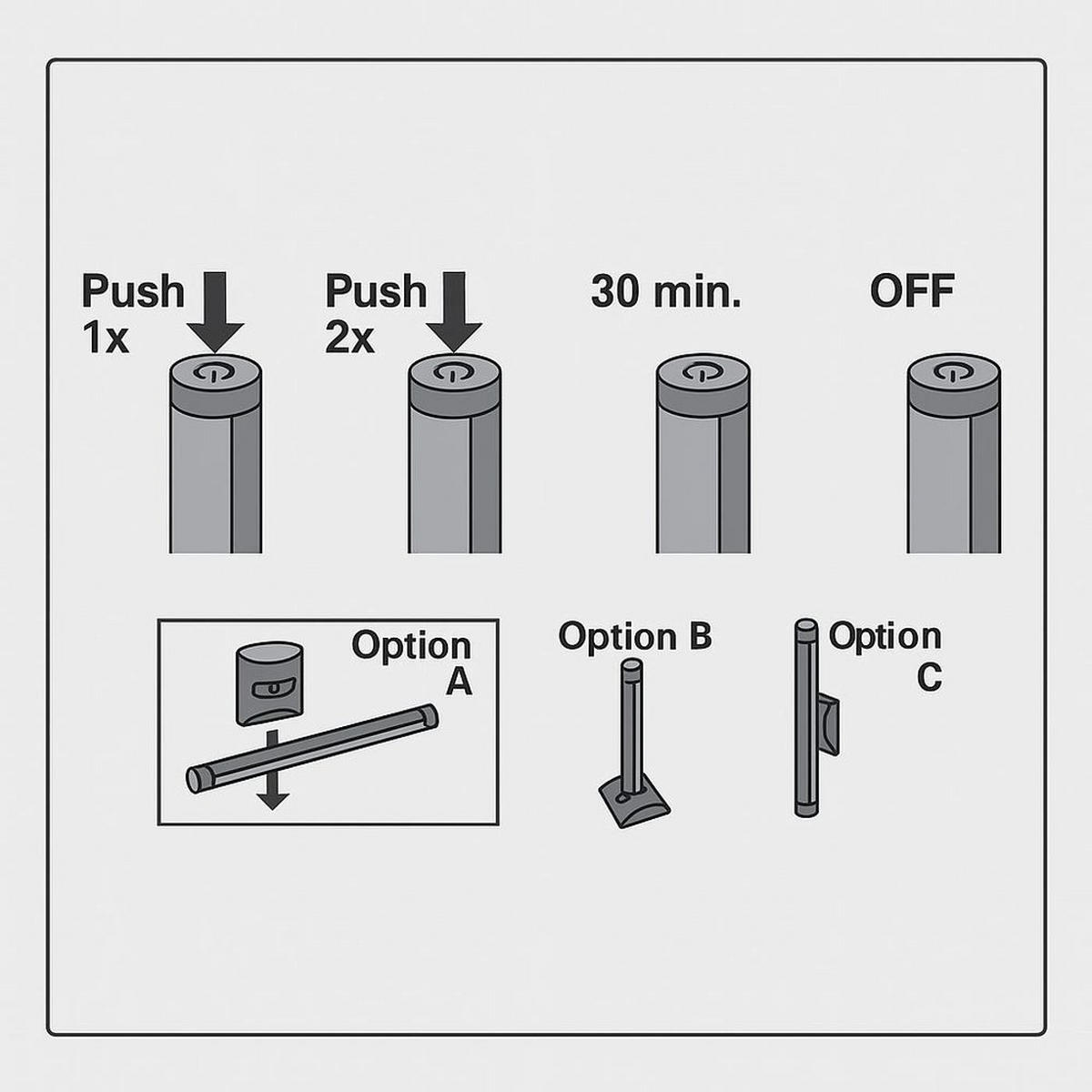 LED WANDLEUCHTE Silber Matt - Silberfarben, Kunststoff (9/28/9cm) - Briloner